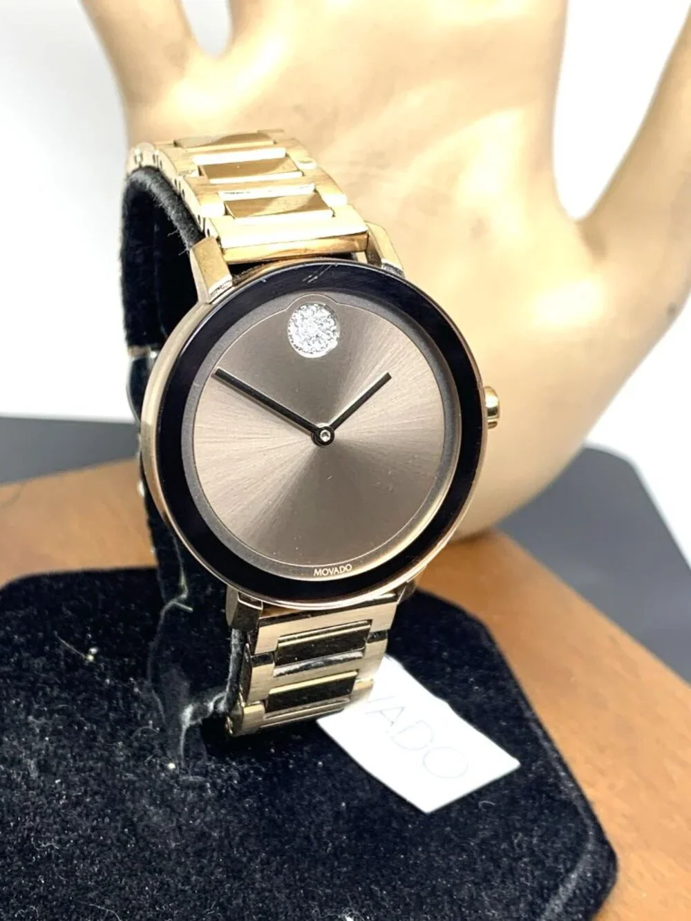 Movado Women's Watch 3601107 Bold Swiss Quartz Rose Gold Stainless Steel 34mm